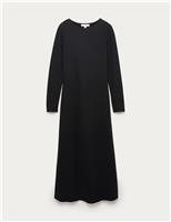 Cotton Rich Cosy Midi Column Dress