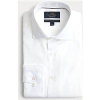 M&S SARTORIAL Pure Cotton Twill Shirt White