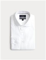 M&S SARTORIAL Pure Cotton Twill Shirt White