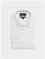M&S SARTORIAL Regular Fit Pure Cotton Luxury Shirt White