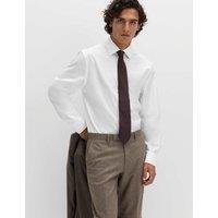 M&S SARTORIAL Regular Fit Pure Cotton Luxury Shirt White
