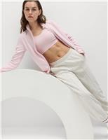 Funnel Neck Zip Up Fitted Fleece Jacket