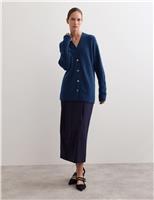 Mohair Blend V-Neck Relaxed Cardigan