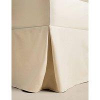 M&S Egyptian Cotton 230 Thread Count Crisp Valance Champagne