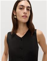 Sheen Collarless Waistcoat