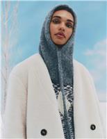 Slouchy Hood with Wool