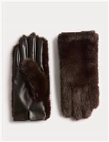 Faux Fur Gloves