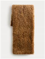 Faux Fur Shearling Casual Scarf