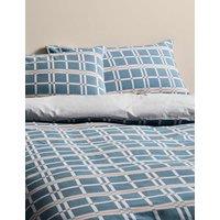 Pure Cotton Geo Checked Jacquard Bedding Set