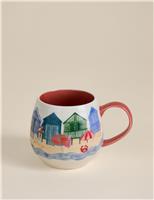 Nautical Beach Huts Mug