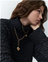 Boucl Roll Neck Jumper With Wool