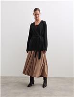 Pure Merino Wool Wrap Cardigan