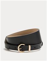 Leather Wide Waist Belt
