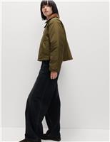 Cotton Blend Thermowarmth Puffer Jacket