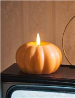 TruGlow Pumpkin LED Candle