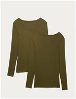 2pk Heatgen Thermal Ribbed Tops