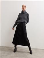 Pleated Wool Kilt Skirt