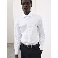 Autograph Slim Fit Cotton Performance Shirt White