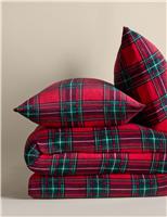 Fleece Checked Bedding Set