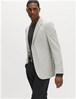 Tailored Fit Textured Stretch Blazer