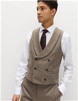 Italian Wool Blend Double Breasted Waistcoat