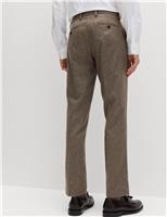 Tailored Fit Italian Wool Rich Suit Trousers