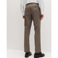 M&S Tailored Fit Italian Wool Rich Suit Trousers Neutral