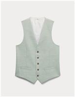 Textured Stretch Waistcoat
