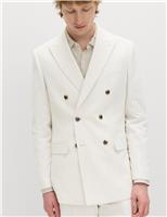 Slim Fit Pinstripe Double Breasted Jacket