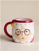 Mrs Claus Shaped Mug