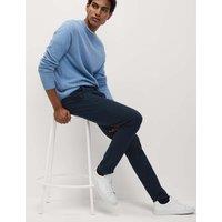 M&S Skinny Fit Stretch Chinos Navy