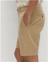 M&S 2 Pack Regular Fit Stretch Chino Shorts Sand