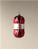Knitting Glass Hanging Decoration