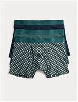 3pk Supima Cotton Modal Geo Stretch Trunks