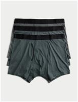 3 Pack Microskin Geometric stretch Trunks