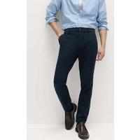 M&S The Ultimate Slim Fit Twill Chinos Navy