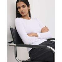 Autograph Jersey Crew Neck Top Soft White