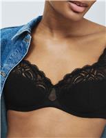 Amelia Lace Wired Full Cup Bra (A-E)