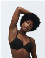 Body by M&S Body Invisibles Padded Wired Demi Cup Bra (A-E) Black