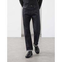 Autograph Straight Fit Japanese Selvedge Jeans Dark Indigo