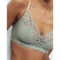M&S Amelia Lace Non Wired Full Cup Bra (A-E) Soft Green
