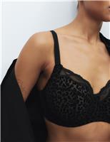 M&S Mesh Wired Extra Support Bra (F-J) Soft Green