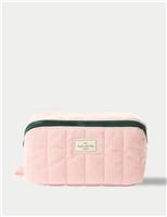 Marshmallow Flat Lay Makeup Box Bag - Pink Cord