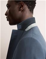 Tailored Fit Italian Wool Sharkskin Jacket