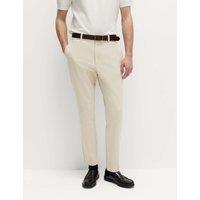M&S The Ultimate Slim Fit Twill Chinos Medium Beige
