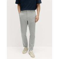 M&S The Ultimate Slim Fit Twill Chinos Chrome