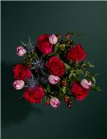 Tulip & Rose Bouquet with Vase