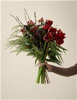 Kelly Hoppen Red Amaryllis Christmas Bouquet
