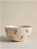 Large Candy Cane Serving Bowl