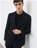 Autograph Linen Blend Textured Blazer Khaki